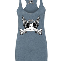 Amour Noir Women's Triblend Racerback Tank - Thumbnail 1