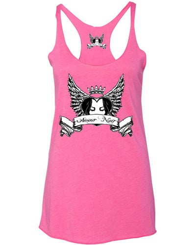 Amour Noir Women's Triblend Racerback Tank