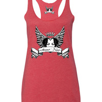 Amour Noir Women's Triblend Racerback Tank - Thumbnail 3