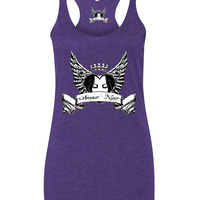 Amour Noir Women's Triblend Racerback Tank - Thumbnail 2