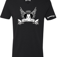 Amour Noir Men's Premium Short Sleeve Fitted V-Neck T-Shirt - Thumbnail 1