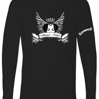 Amour Noir Men's Premium Fitted Long Sleeve Crew TShirt - Thumbnail 1