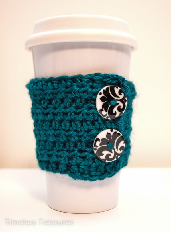 Damask Coffee Cozy