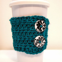 Damask Coffee Cozy