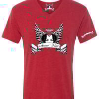  Amour Noir Men's Triblend V-Neck T-Shirt - Thumbnail 3