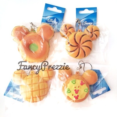 Rare mickey head pastry squishy