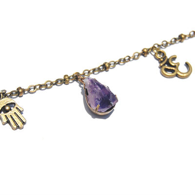 Amethyst charms