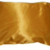 1pc New Queen/Standard Size Silky Satin Pillow Case Multiple Colors - Thumbnail 3