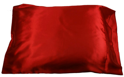 1pc new queen/standard size silky satin pillow case multiple colors