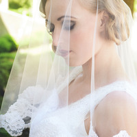 Sweet Alencon Lace Mantilla  - Thumbnail 2