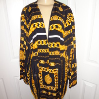 Vintage KC Spencer Black Chanel Insired throw jacket size 3x - Thumbnail 1