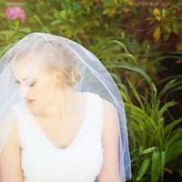 Starlight Drop Veil with Swarovski Rhinestones  - Thumbnail 2