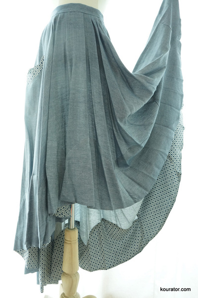 how and what high-waist, long, very long skirt  