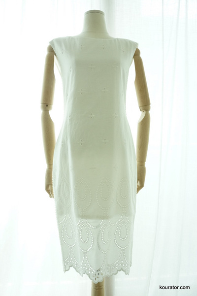 how and what Moonriver white eyelet dress