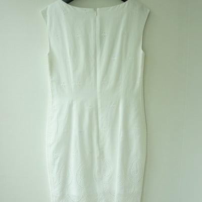 How and what moonriver white eyelet dress
