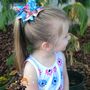 Elsa Frozen Hair Bow/Boutique Bow/Hair Clip/Girls Bows-4