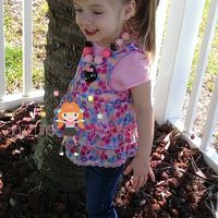 Black Kitty Pendant Chunky Necklace/Bubblegum Beads/Girls Jewelry - Thumbnail 1