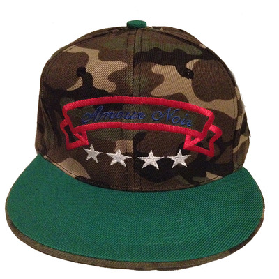 Amour noir snapback army/green strap