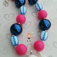 Nautical Whale Pendant Chunky Necklaces - Thumbnail 1