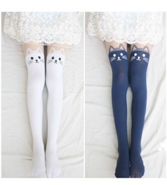 FREE Shipping summer fashion Cartoon cute kitty Stockings