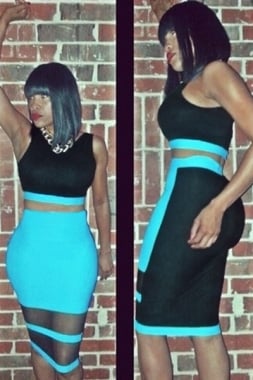 Blue berry 2 piece