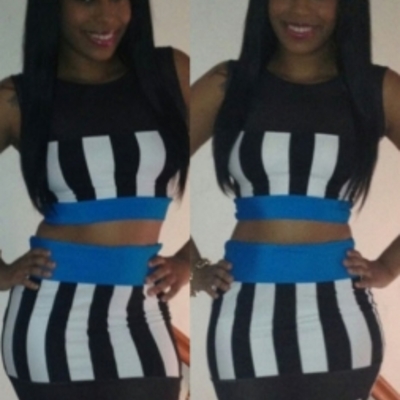 Blue jail break 2 piece