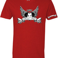 Amour Noir Premium CVC V-Neck T-Shirt - Thumbnail 4