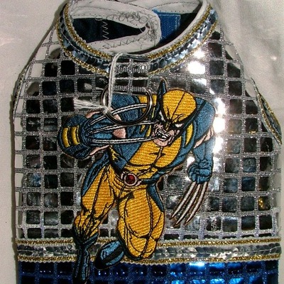 Wolverine dog harness! super heros collection