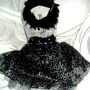Fancy Rhinestones Lace Designer Dog Dress-1