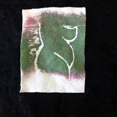 Canvas patch - nosh silhouette 