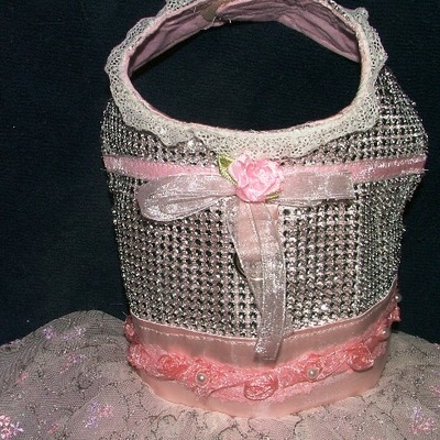 Amazingly lovely pink portrait dress for pooches