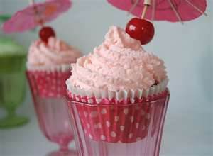 Strawberry Daiquiri​​ Cupcakes