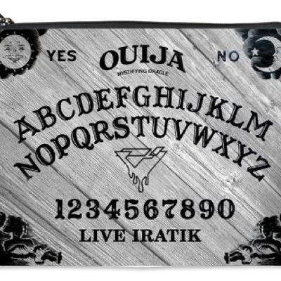 Iratik spirit board clutch (wood)