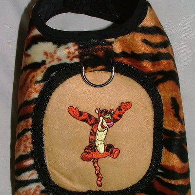 Tigger inspired, tiger vest harness!