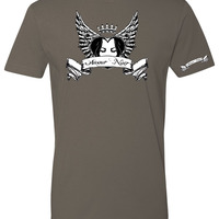  Amour Noir Premium Fitted Short Sleeve Crew Neck T-Shirt - Thumbnail 4