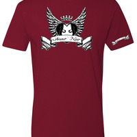  Amour Noir Premium Fitted Short Sleeve Crew Neck T-Shirt - Thumbnail 1