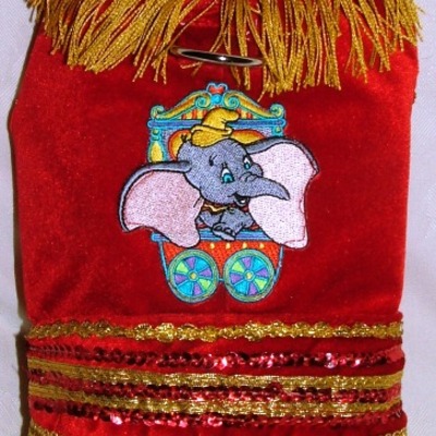 Dumbo inspired harness vest!