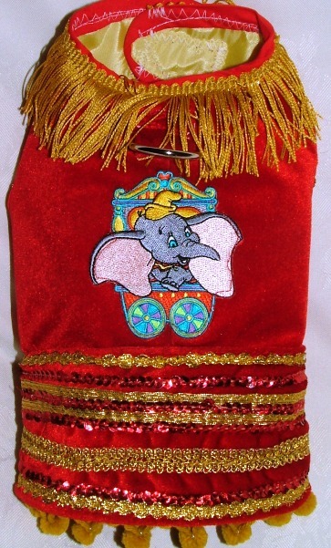 Dumbo inspired harness vest!
