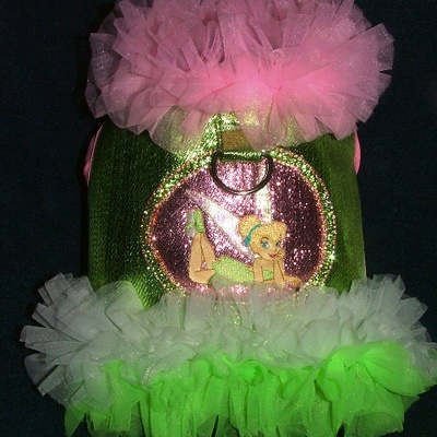 Tinker bell inspired dog vest harness!