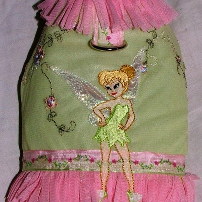 Tinker bell inspired dog harness! so sweet!!