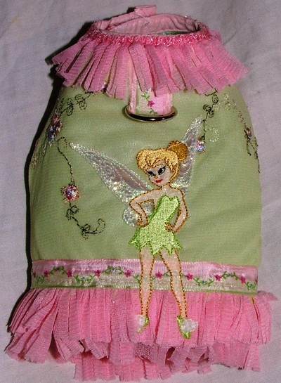 Tinker bell inspired dog harness! so sweet!!