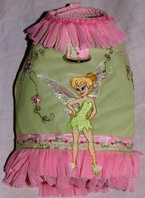 Tinker Bell Inspired Dog Harness! so SWEET!!