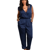 Navy Blue Romper