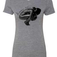   Amour Noir Lady of Love Ladies' Triblend T-Shirt - Thumbnail 2