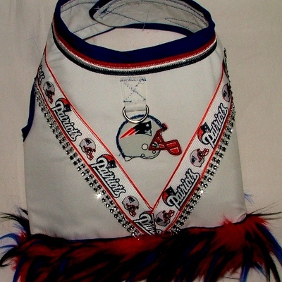 Patriots red, white and blue harness vest