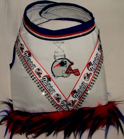 Patriots red, white and blue harness vest