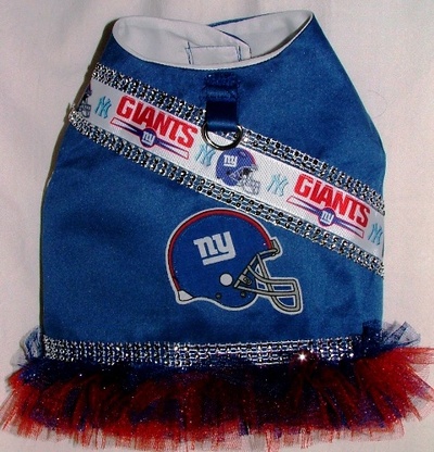 New york giants harness vest!