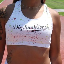 Disphunktional Splatter Sports Bra