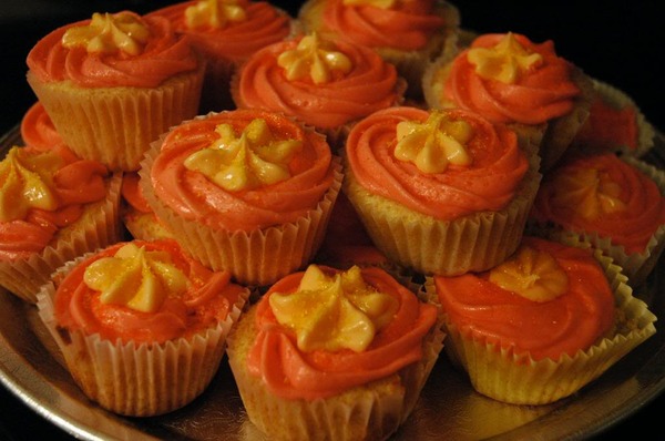 Tequila Sunrise​​ Cupcakes