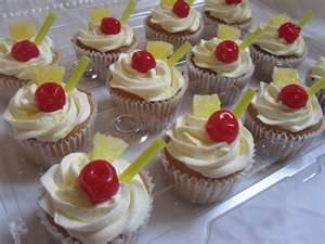 Malibu Rum​​ Cupcakes